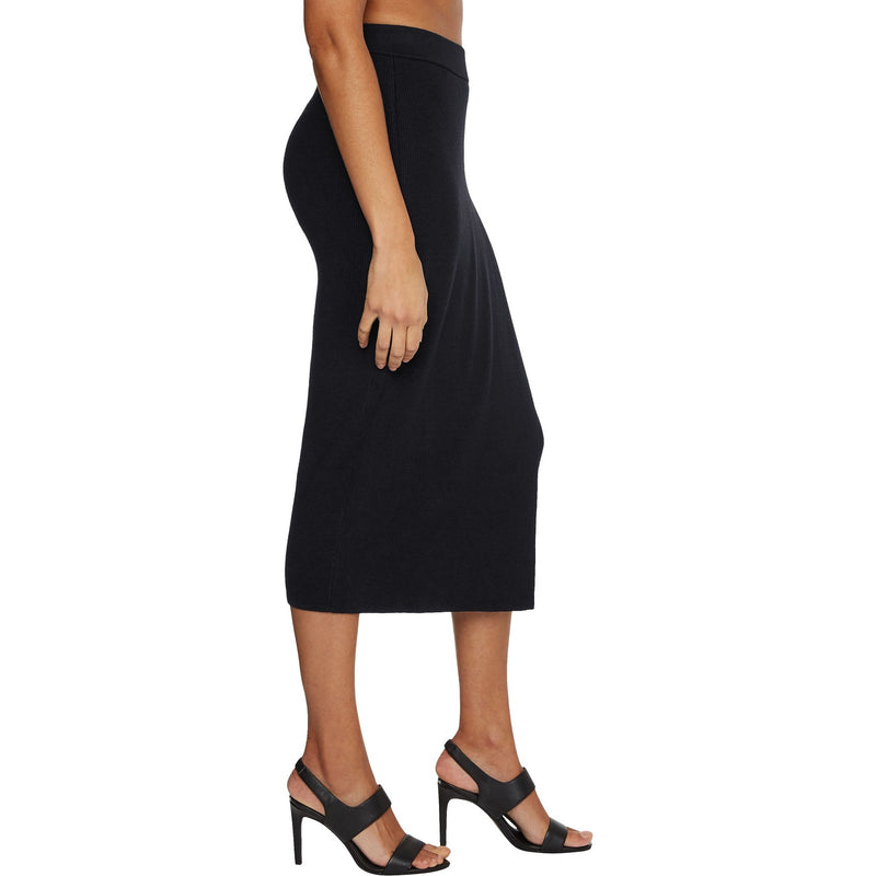 Gonne casual Donna Calvin Klein - Rib Fitted Skirt - Nero