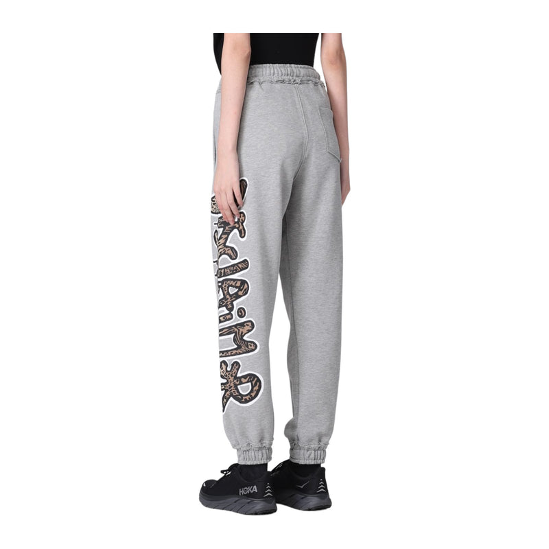Pantaloni Donna Disclaimer - Pantalone Donna In Felpa - Grigio
