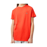 T-shirt Uomo Lacoste - T-Shirt 100% Pima Cotton - Arancione