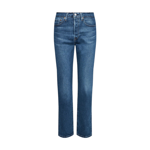 Jeans Donna Levi's - 501 Original Cropped - Blu