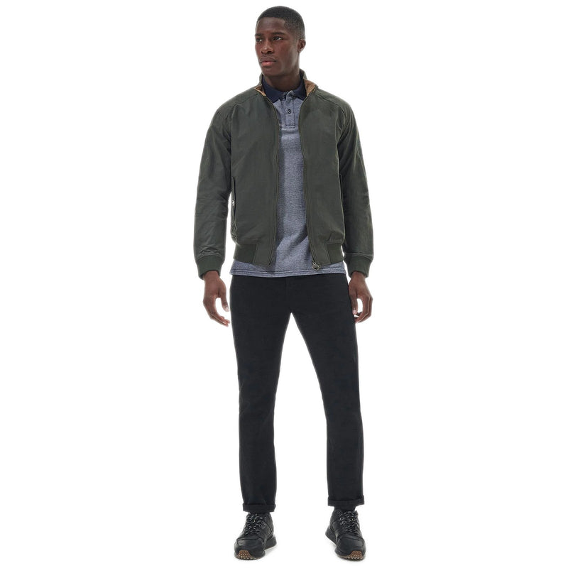 Giubbini Uomo Barbour International - Rectifier Harrington Casual - Verde