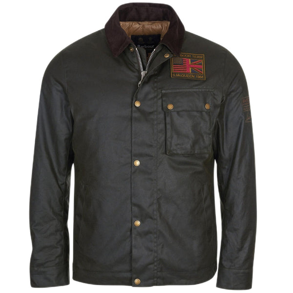 Giubbotti Uomo Barbour International - Workers Wax - Verde