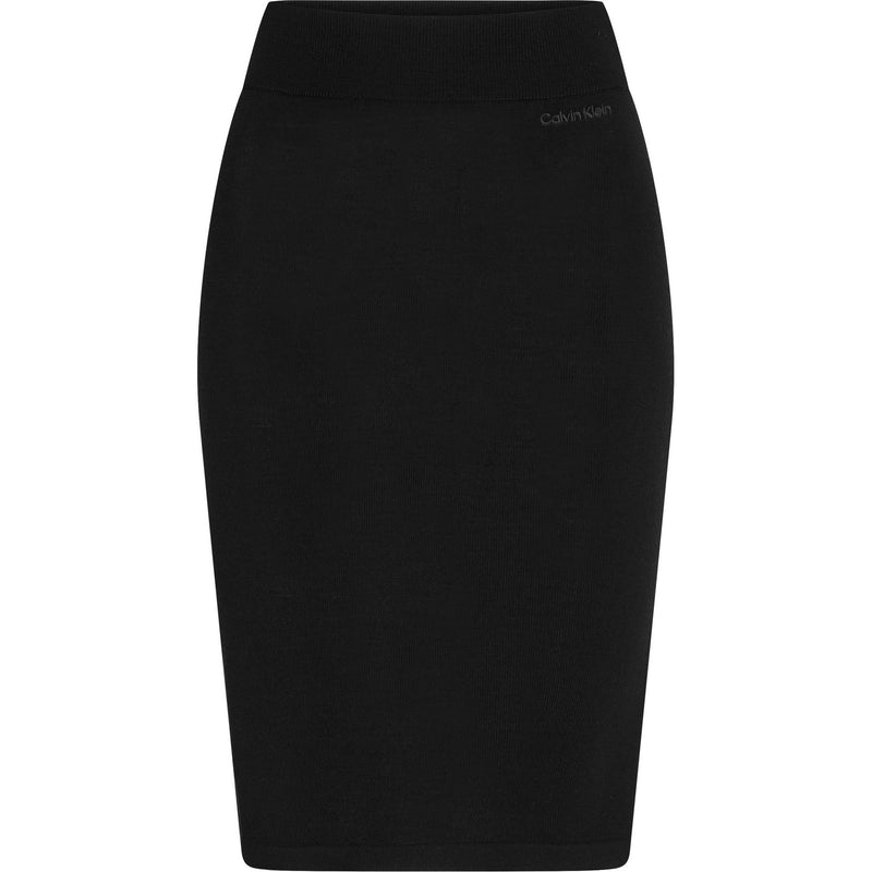 Gonne casual Donna Calvin Klein - Merino Fitted Skirt - Nero