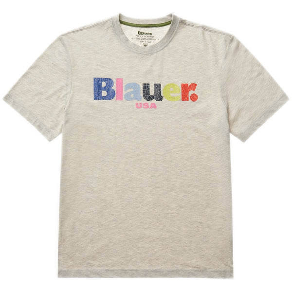 T-shirt Uomo Blauer - T-Shirt Manica Corta - Grigio