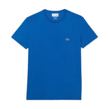 T-shirt Uomo Lacoste - T-Shirt 100% Pima Cotton - Blu elettrico