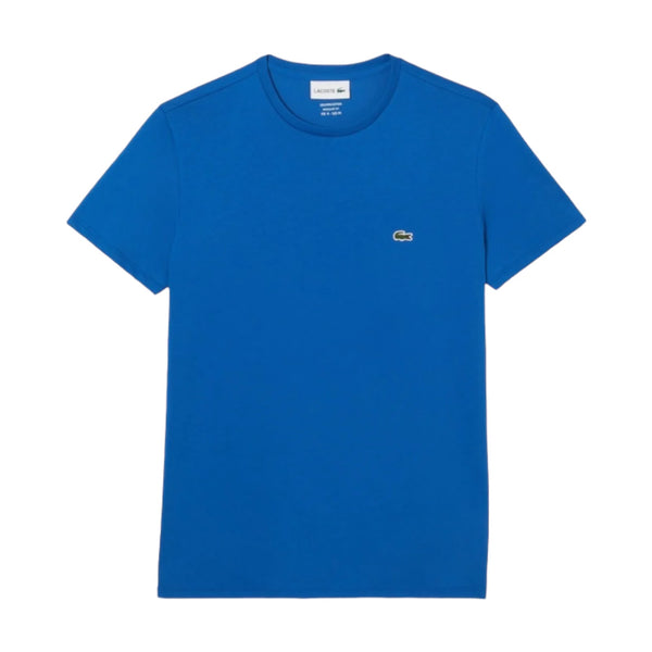 T-shirt Uomo Lacoste - T-Shirt 100% Pima Cotton - Blu elettrico