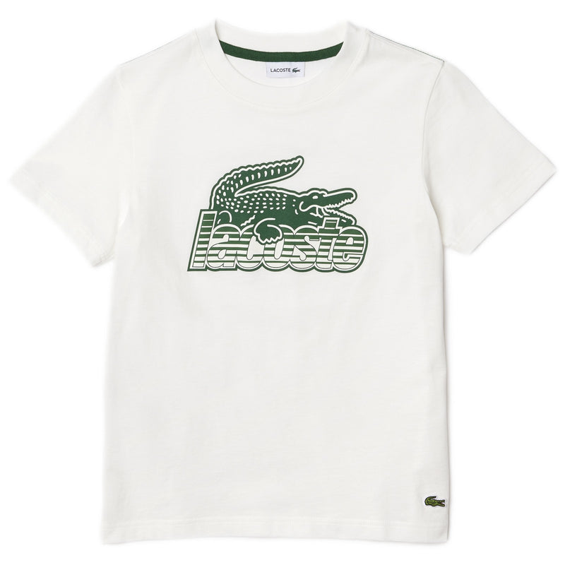 T-shirt Ragazzo Lacoste - T-Shirt - Panna