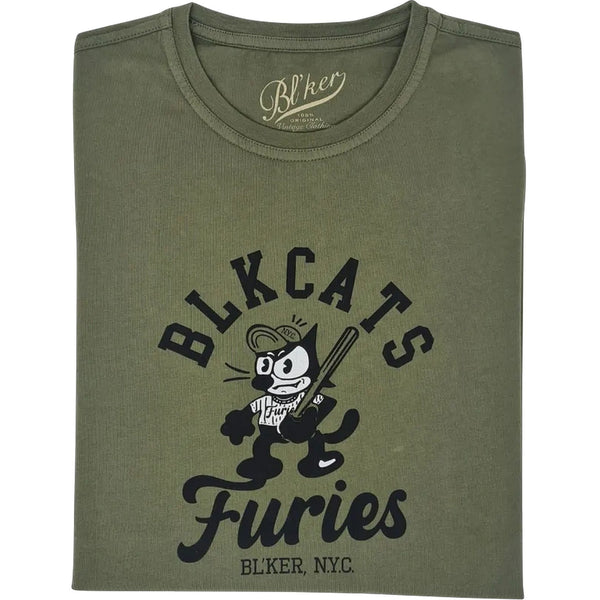 T-shirt Uomo Bl'ker - Blker T-Shirt Grafica Mc Jersey 180G Furies - Verde