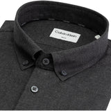 Camicie casual Uomo Calvin Klein - Soft Touch 2Tone Slim Shirt - Grigio