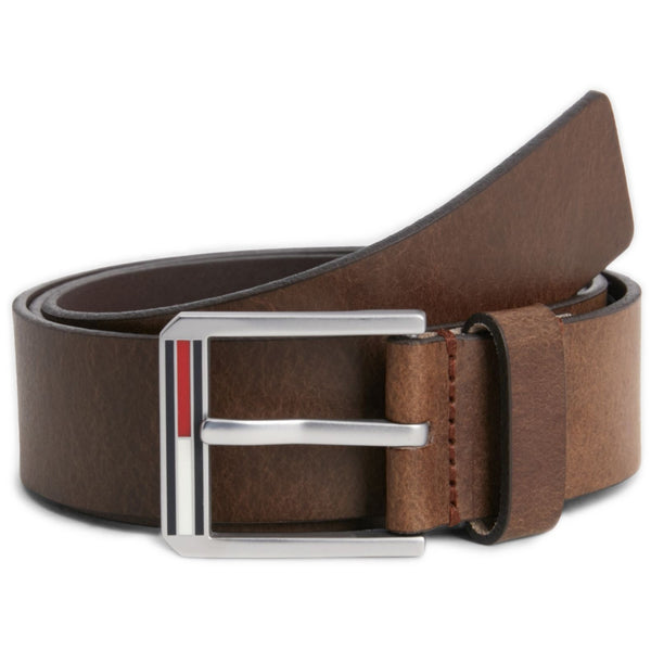 Cinture Uomo Tommy Hilfiger - Tjm Essential Leather 3.5 - Marrone