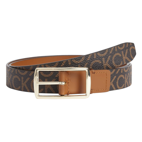 Cinture Donna Calvin Klein - Ck Must Rev Bridge Belt 25Mm - Marrone