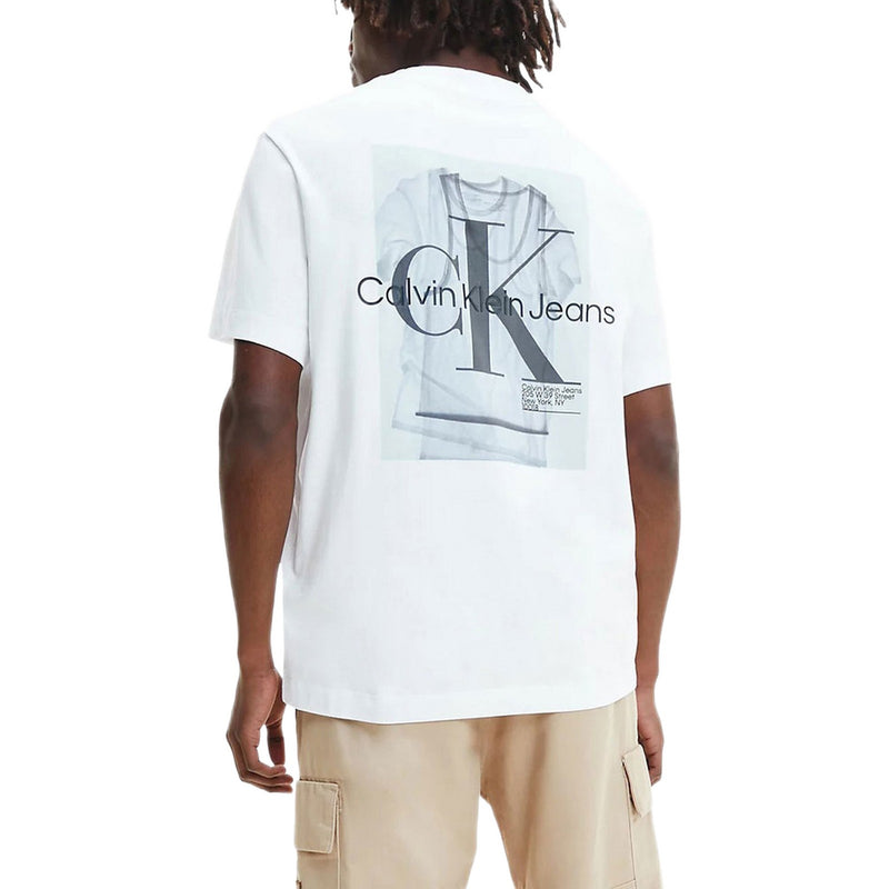 T-shirt Uomo Calvin Klein - Lightbox Back Graphi - Bianco