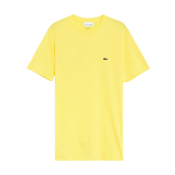T-shirt Uomo Lacoste - T-Shirt 100% Pima Cotton - Giallo