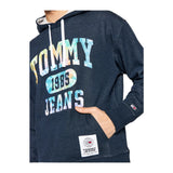 Felpe con cappuccio Uomo Tommy Hilfiger - Tjm College Tie Dye Hoodie Garzata - Blu