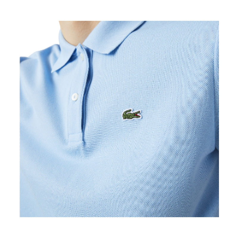 Polo Donna Lacoste - Maglietta M/C - Celeste