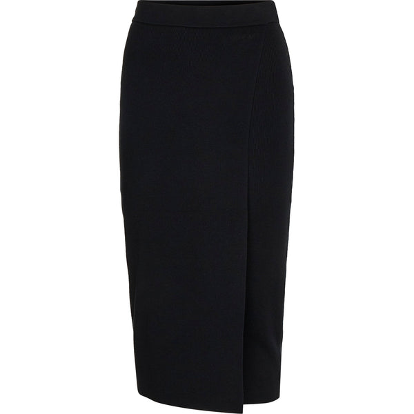 Gonne casual Donna Calvin Klein - Rib Fitted Skirt - Nero