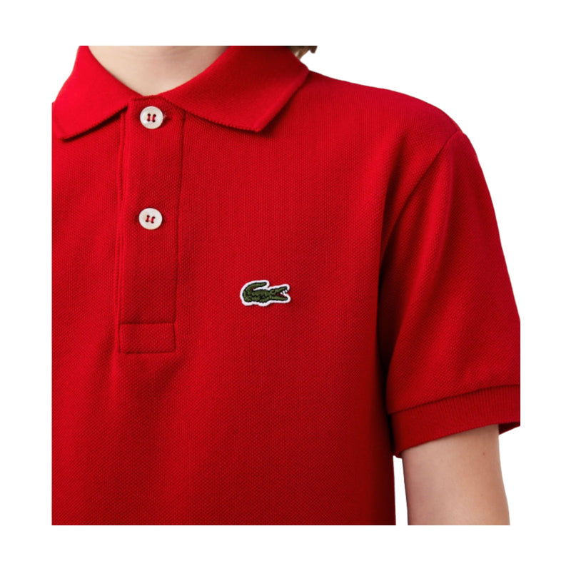 Polo Bambini Unisex Lacoste - Maglietta M/C - Rosso