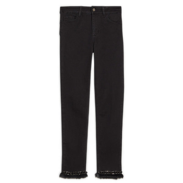 Jeans Donna Liu Jo - B.up Ideal H.w. - Nero