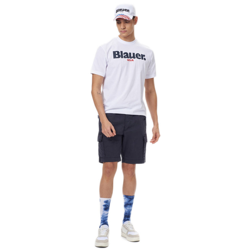 Bermuda Uomo Blauer - Bermuda Cargo / Tasconato - Blu