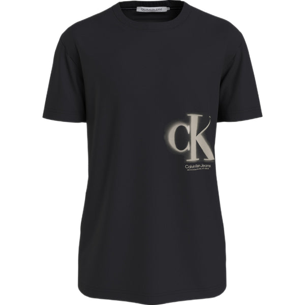 T-shirt Uomo Calvin Klein - Ck Spray Tee - Nero