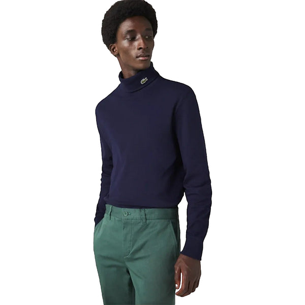 Maglie a manica lunga Uomo Lacoste - Long Sleeved Turtle Neck Tee-Shirt - Blu