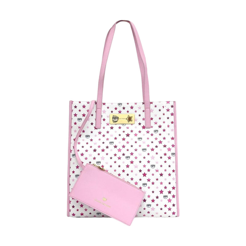 Borse a tracolla Donna Chiara Ferragni - Borsa Shopping Bag - Bianco
