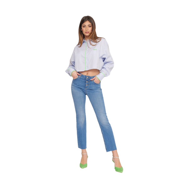 Jeans Donna Liu Jo - Ecs B.up Parfait Princess R.w. - Blu