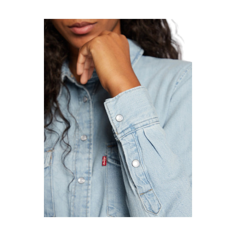 Camicie Donna Levi's - Iconic Western - Celeste