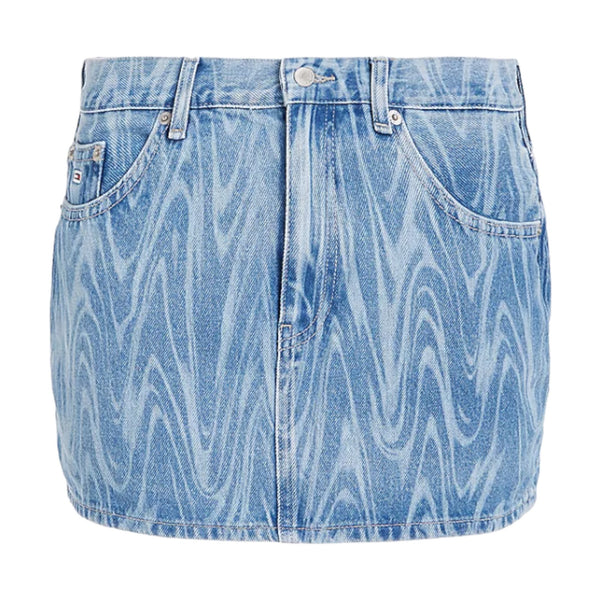 Gonne casual Donna Tommy Hilfiger - Sophie Micro Mini Skirt - Celeste