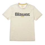 T-shirt Uomo Blauer - T-Shirt M/M Logo - Beige