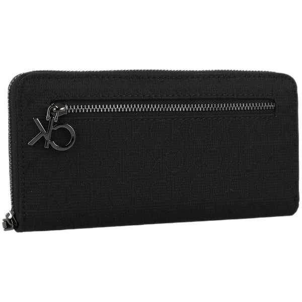 Portafogli Donna Calvin Klein - Re-Lock Z/A Wallet W/Charm - Nero