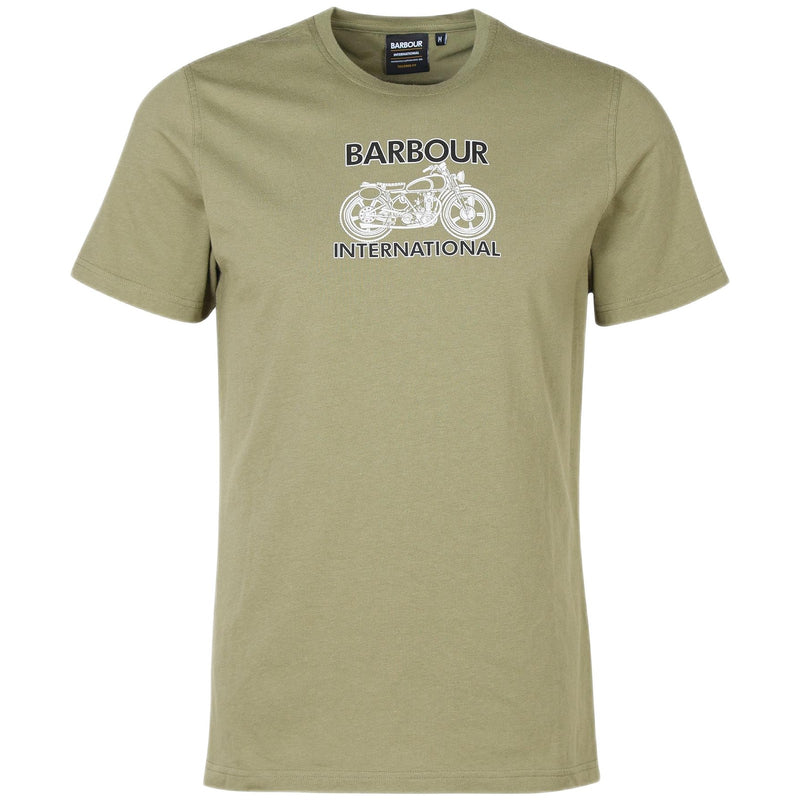 T-shirt Uomo Barbour International - Lens Tee - Verde