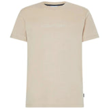 T-shirt Uomo Calvin Klein - Modern Front Logo T-Shirt - Beige