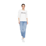 Jeans Donna Liu Jo - Ecs Pant. Straight Fit H.w. - Blu