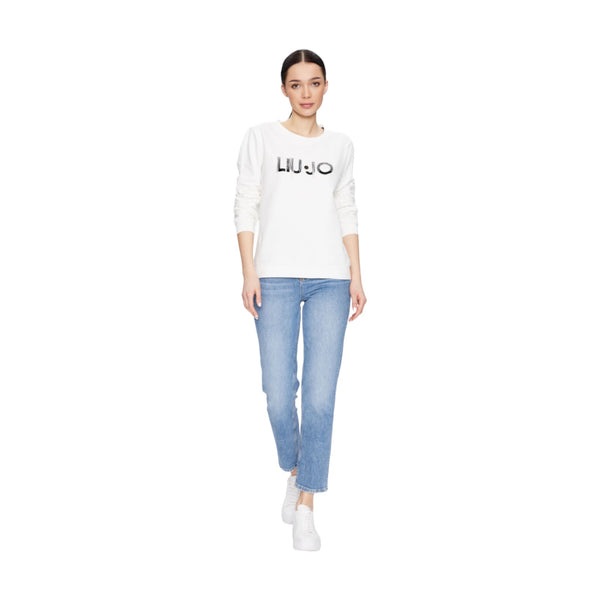 Jeans Donna Liu Jo - Ecs Pant. Straight Fit H.w. - Blu