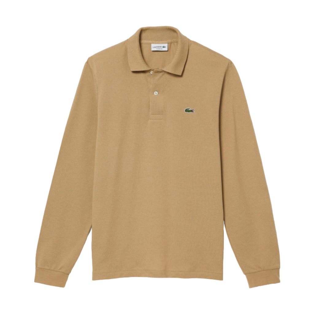 Polo Uomo Lacoste Polo Manica Lunga Beige – Miriade Diamante