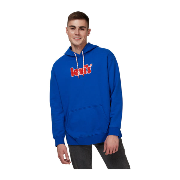 Felpe con cappuccio Uomo Levi's - T2 Relaxed Graphic - Blu