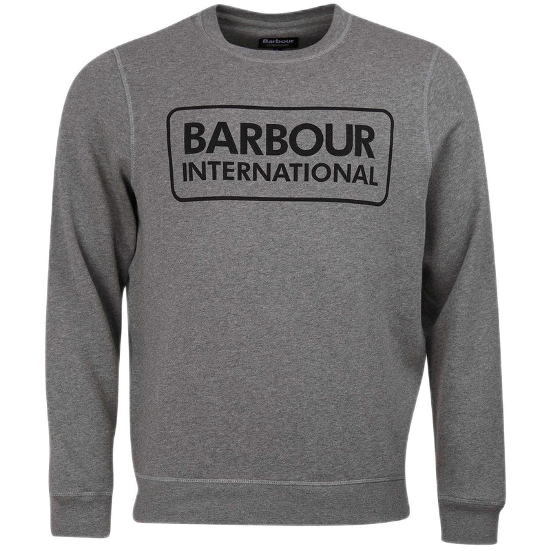 Felpe senza cappuccio Uomo Barbour International - Large Logo Sweat - Grigio