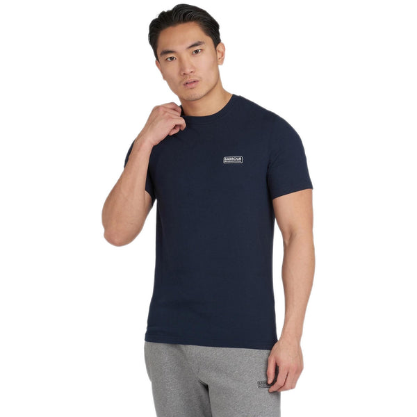 T-shirt Uomo Barbour International - Barbour International Small Logo Tee - Blu