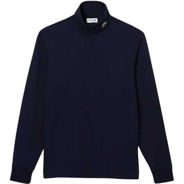 Maglie a manica lunga Uomo Lacoste - Long Sleeved Turtle Neck Tee-Shirt - Blu