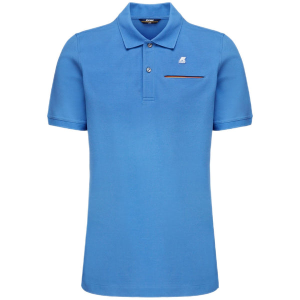 Polo Uomo K-Way - Polo Manica Corta Briac - Blu