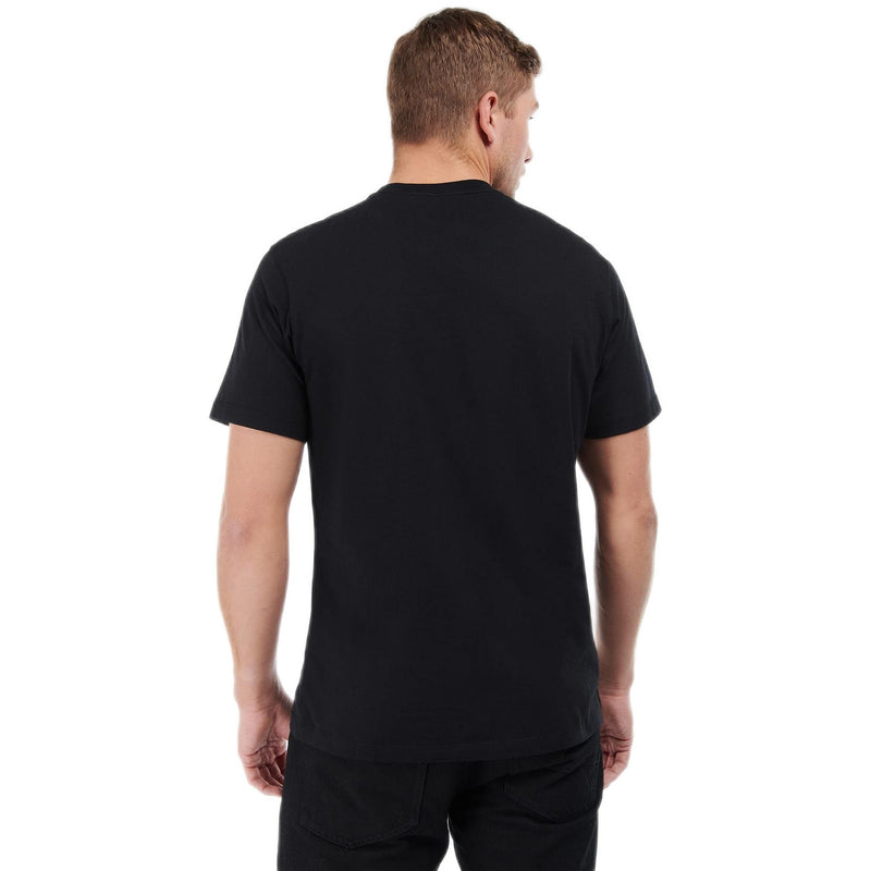 T-shirt Uomo Barbour International - Radok Pocket Tee - Nero