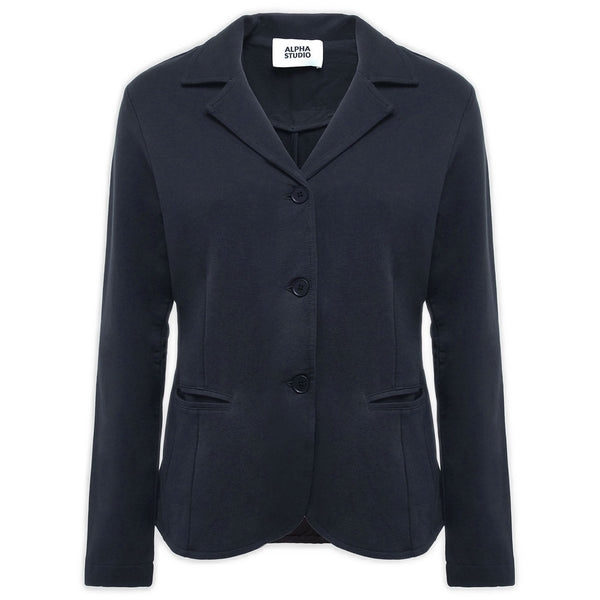 Giacche Donna Alpha Studio - Giacca M/L Felpa - Blu