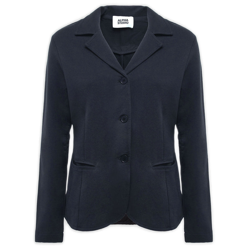 Giacche Donna Alpha Studio Giacca M L Felpa Blu
