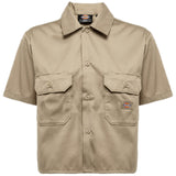 Camicie Donna Dickies - Work Shirt Ss W Rec - Beige