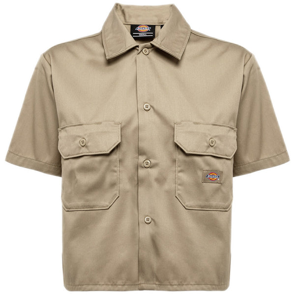 Camicie Donna Dickies - Work Shirt Ss W Rec - Beige