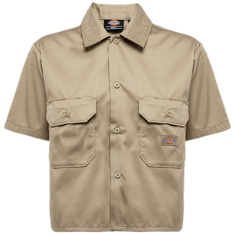 Camicie Donna Dickies - Work Shirt Ss W Rec - Beige