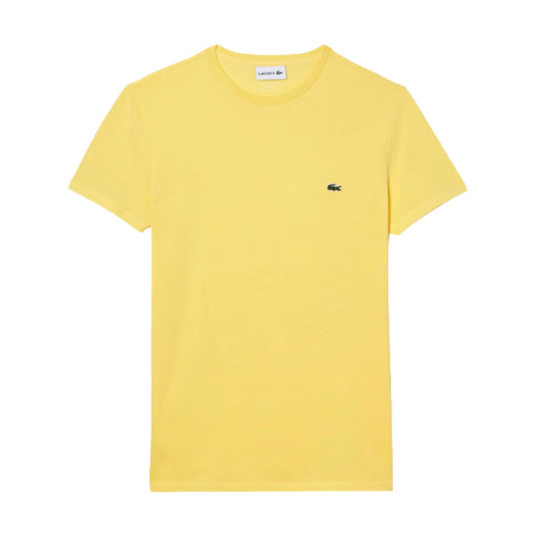 T-shirt Uomo Lacoste - T-Shirt 100% Pima Cotton - Giallo