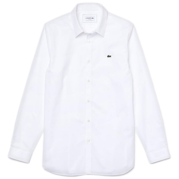 Camicie casual Uomo Lacoste - Camicia M/L - Bianco