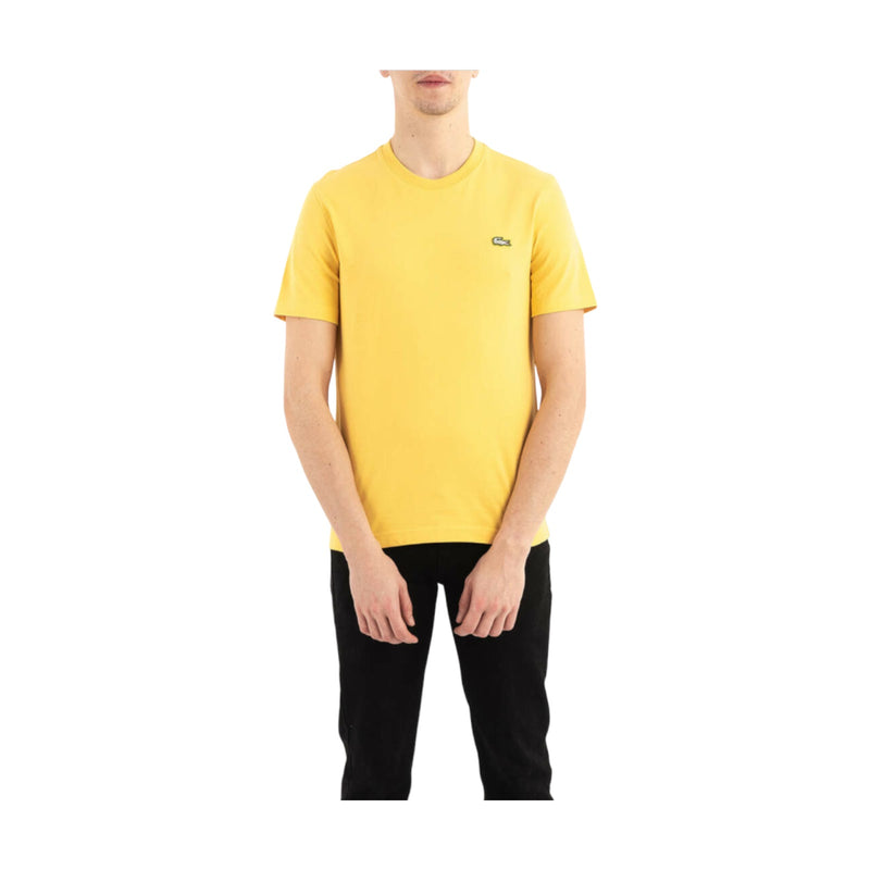 T-shirt Uomo Lacoste - T-Shirt 100% Pima Cotton - Giallo